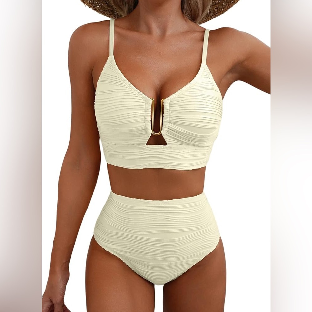 Elegant Cream Bikini Set
